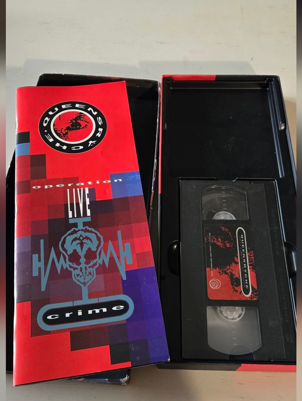 1991 Queensrÿche Live VHS - Operation: Live Crime -